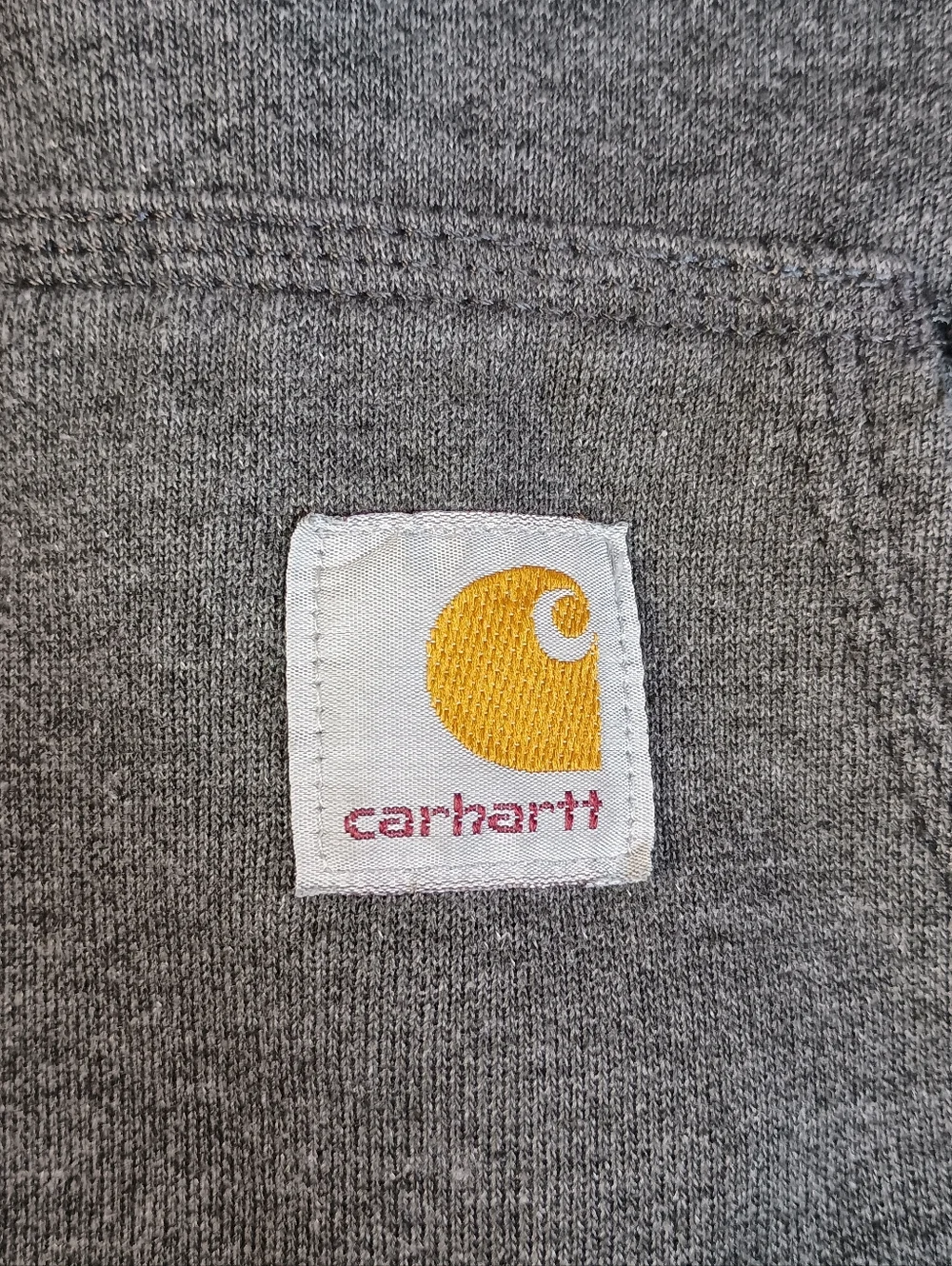 Carhartt Men's 2XL Gray Original Fit Workwear Outdoor Full Zip Sweatshirt Hoodie - Picture 3 of 7